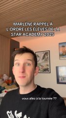 MARLÈNE RAPPEL À L’ORDRE LES ÉLÈVES | STAR ACADEMY 2025 ⭐️