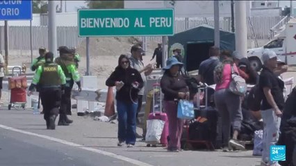 Le Pérou ferme sa frontière : des migrants bloqués en provenance du Chili