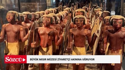 Büyük Mısır Müzesi ziyaretçi akınına uğruyor