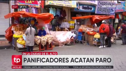 ​Panificadores de El Alto acatan paro indefinido contra controles de la Alcaldía al precio del producto