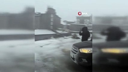 Uludağ’da kar yağışı etkisini gösterdi