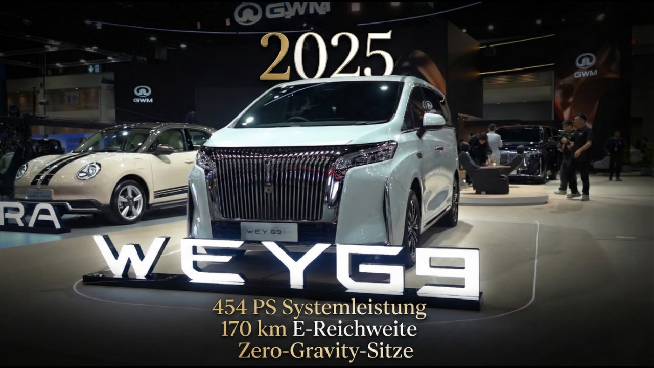 Wey G9 Hi4 (2025) in Thailand: Luxus-MPV mit Plug-in-Power