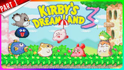 Kirby's Dream Land 3 (SNES - US) Longplay PART 1 of 2 (100%)