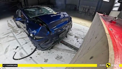 Le SUV électrique de taille intermédiaire Tesla Model Y obtient cinq étoiles aux crash-tests Euro NCAP 2025
