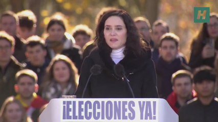 Ayuso: "ETA está preparando su asalto al País Vasco y a Navarra, mientras sostiene a Pedro Sánchez"