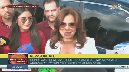Breaking News | Honduras: Rixi Moncada votes in General Elections