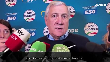 Tajani: "Massima fiducia a Giorgetti, sempre corretto"
