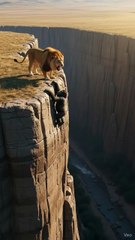 Lion’s Cruel Move Backfires 💥🦍 The Father’s Rage Is Unreal!