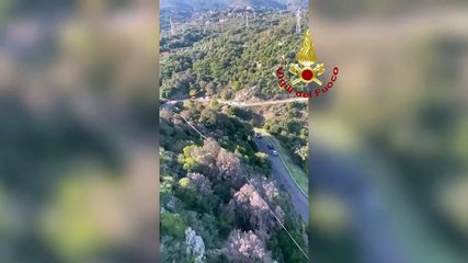 Villagrande Strisaili: auto precipita da un ponte, tre i morti