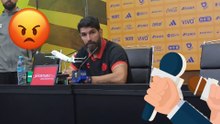 Loco Abreu explota y encara a periodista en plena conferencia tras la eliminación de Xolos en Liguilla