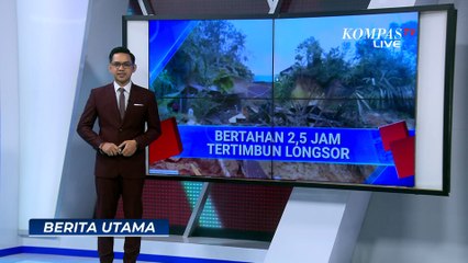 Kisah Anggota TNI Selamat usai 2,5 Jam Tertimbun Longsor di Sumut | BERITA UTAMA