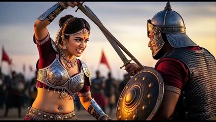 Strong women warriors killing men(Fury of the Valkyries).