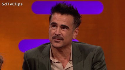 Colin Farrell's crisp sandwiches for Margot Robbie