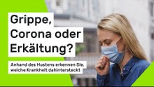 Grippe, Corona oder Erkältung?: Anhand des Hustens erkennen Sie, welche Krankheit dahintersteckt