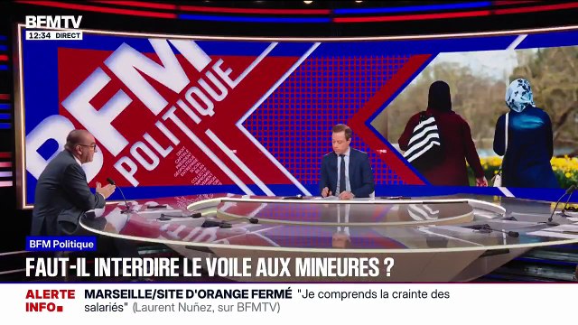 Le ministre de l'Intérieur Laurent Nuñez affirme ne pas être favorable à l'interdiction du port du voile aux mineures dans l'espace public : Il faut faire attention aux mesures qui seraient trop stigmatisantes