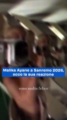 Malika Ayane a Sanremo 2026, ecco la sua reazione
