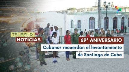 Santiago de Cuba rememora el 69º aniversario del Alzamiento Armado