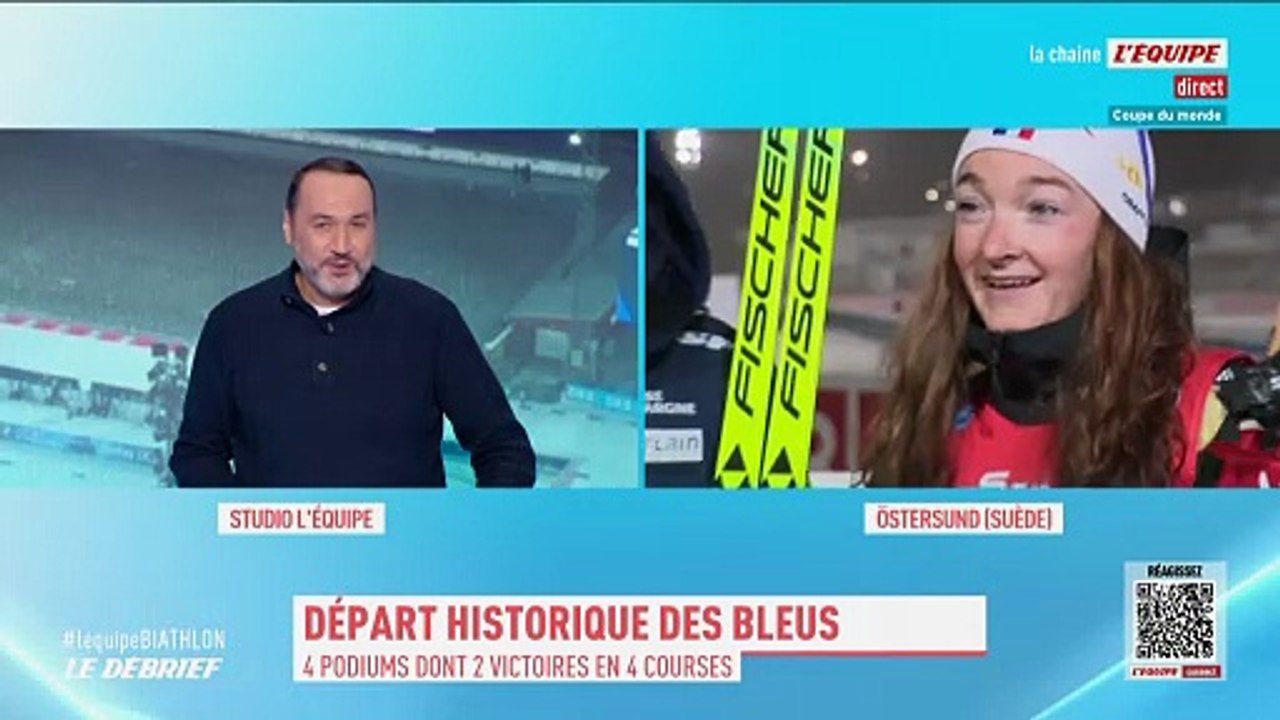 Lou Jeanmonnot : « Je n'ai presque eu qu'à récolter le travail de mes collègues » - Biathlon - Coupe du monde