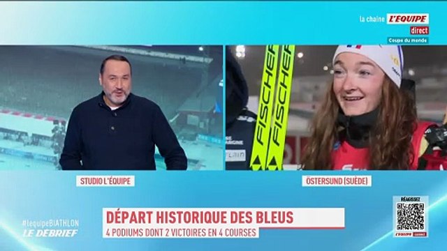 Lou Jeanmonnot : « Je n'ai presque eu qu'à récolter le travail de mes collègues » - Biathlon - Coupe du monde
