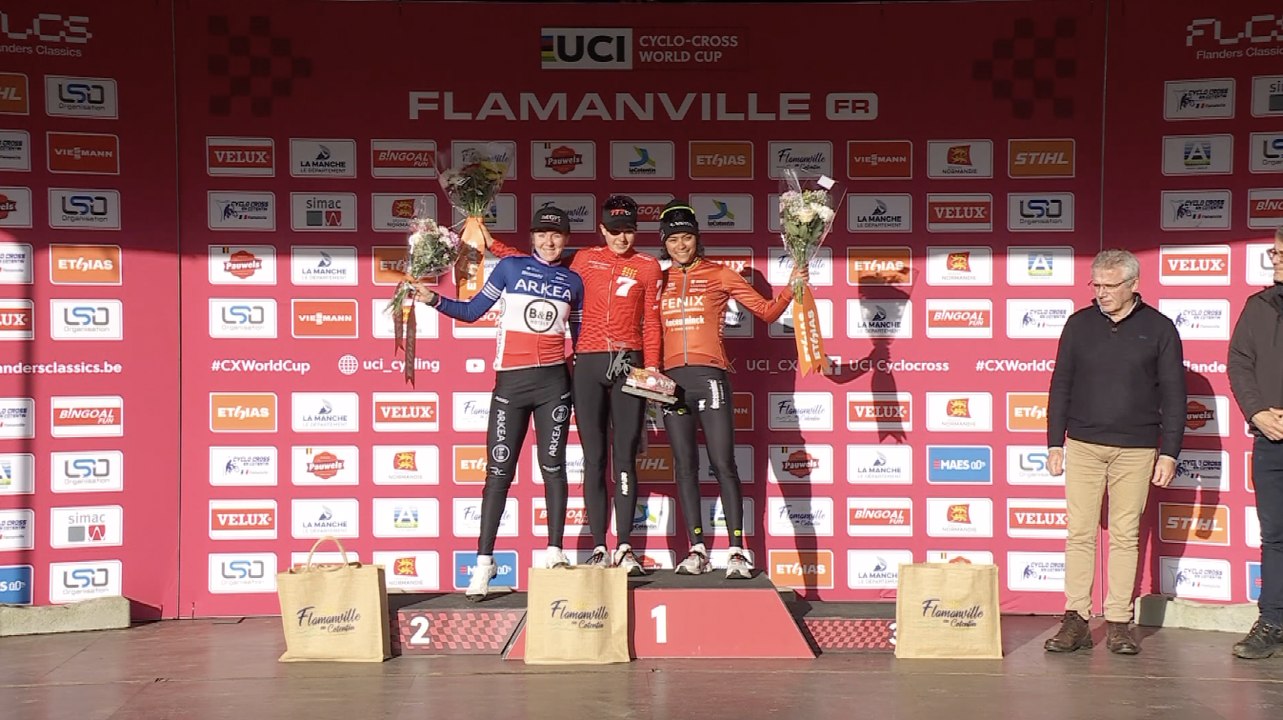 Cyclo-cross - Coupe du monde UCI Flamanville 2025 - Lucinda Brand absente, Aniek van Alphen vainqueure, Amandine Fouquenet 2e !
