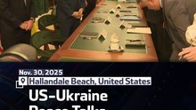 US-Ukraine Peace Talks Begin In Florida