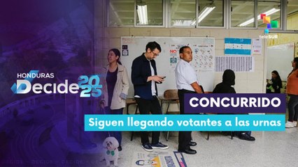 Candidatos hondureños ejercen su voto en comicios generales