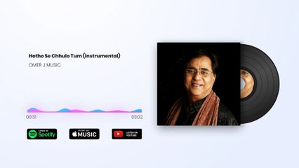 Hotho Se Chhulo Tum (Instrumental) - OMER J MUSIC | Jagjit Singh | Popular Ghazal