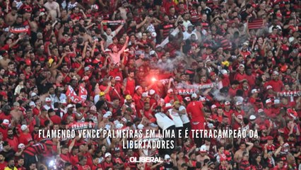 Flamengo vence Palmeiras em Lima e é tetracampeão da Libertadores