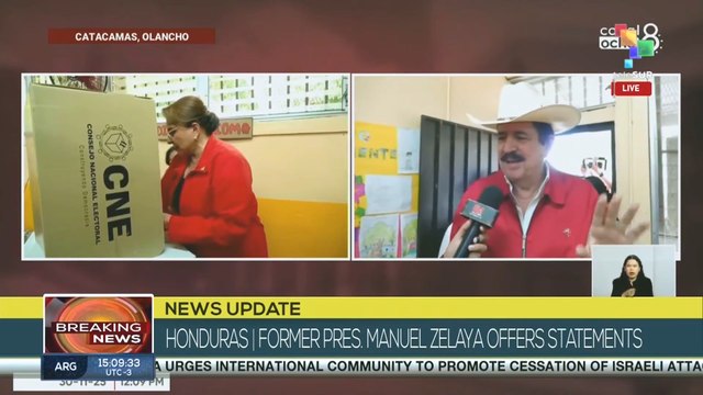 Breaking News | Xiomara Castro votes in General Elections President of Honduras, Xiomara Castro, arrives at voting center to cast her vote and offers statements. teleSUR