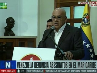 Presidente de la AN: Acciones militares en el Caribe pretenden generar cambio de régimen en el país
