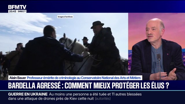 Jordan Bardella visé par un œuf: Le problème est plutôt de gérer la question de la distance selon Alain Bauer, professeur de criminologie