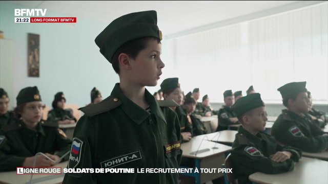 LIGNE ROUGE - À Marioupol, des classes dédiées à l'enseignement militaire avec des militaires russes de retour du front comme professeurs