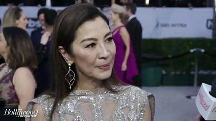 'Crazy Rich Asians' Star Michelle Yeoh on SAG Awards Red Carpet 2019