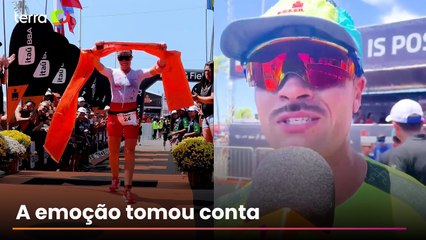 Atleta que venceu depressão e conquista de Vittoria Lopes e Fernando Toldi marcam o Ironman 70.3
