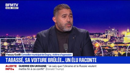 Faouzy Guellil, conseiller municipal de Dugny en Seine-Saint-Denis raconte son agression