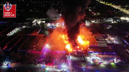 Massive flames, explosions rock waste facility in Sydney's West