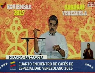 Presidente Maduro anunció la creación de la Universidad del Café en el estado Trujillo