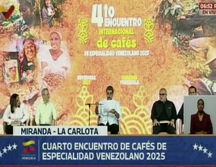 Jefe de Estado anunció la realización del V Encuentro Internacional de Cafés para junio de 2026