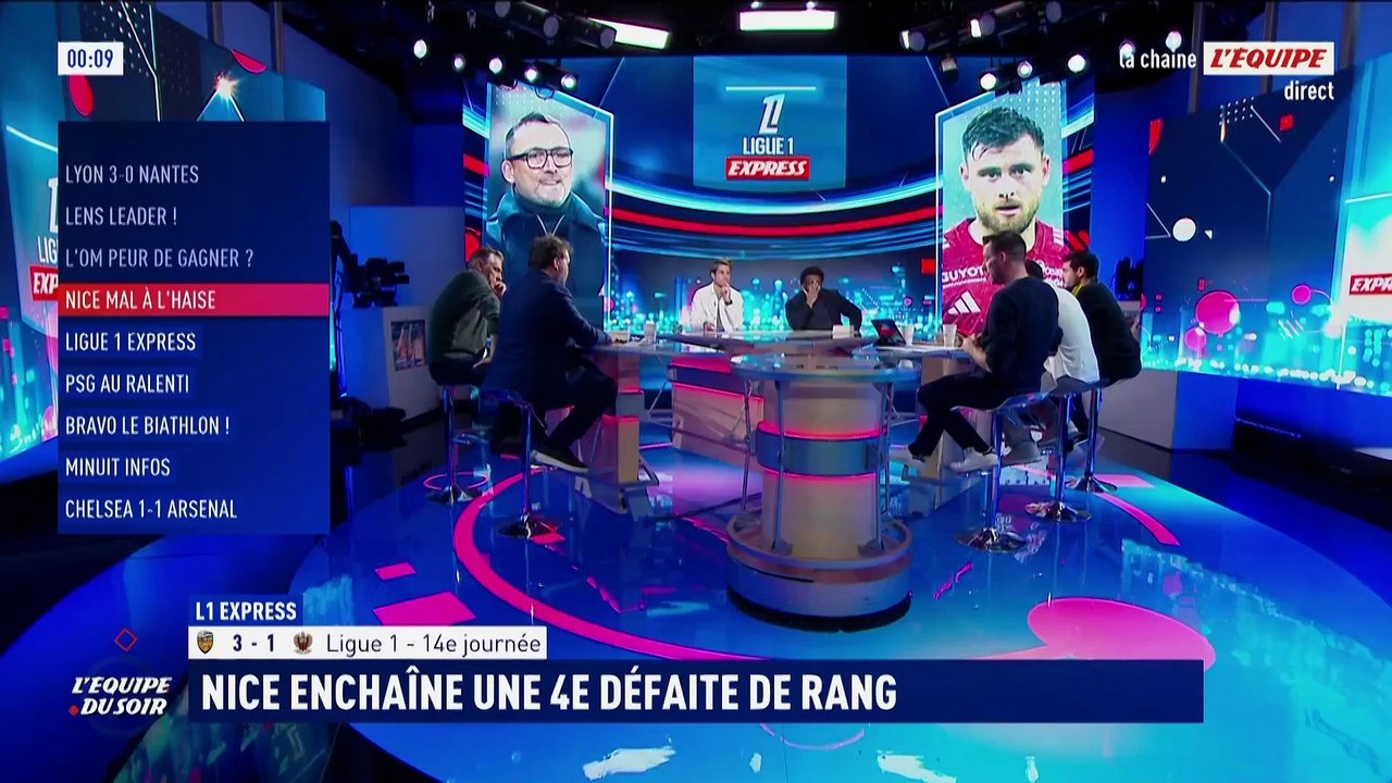 Franck Haise après la nouvelle défaite de Nice contre Lorient en Ligue 1 : « C'est pour le maintien qu'on va se battre » - Foot - Ligue 1