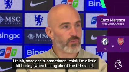 Maresca refuses to call Chelsea title challengers