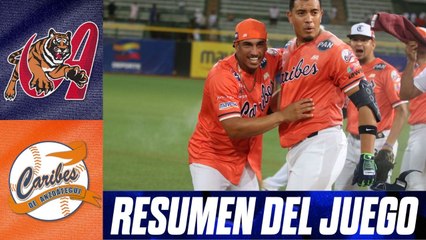 Resumen del juego Tigres de Aragua vs Caribes de Anzoátegui | 30 de noviembre de 2025