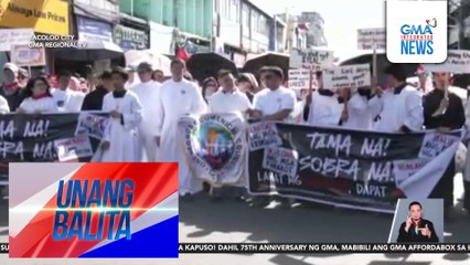 Mga protesta kontra-katiwalian, isinagawa rin sa ilang lugar sa Visayas | Unang Balita
