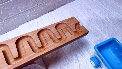 Marble Run ASMR Race ☆ HABA Slope & Dump Truck Excavator Ambulance Forklift Garbage Truck Tractors