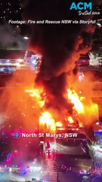 Fireball explosion at Western Sydney waste facility