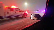 Tons of accidents around Chicago as the snow piles up