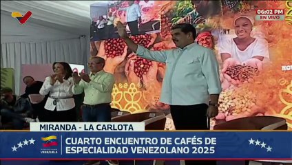 Jefe de Estado clausura el IV Encuentro Internacional de Cafés de Especialidad Venezolano 2025