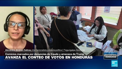 Alexandra Jiménez: 'Respaldo de Trump a Nasry Asfura es injerencia en las elecciones de Honduras'