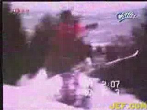 Skier vs Tree. Skier 0 - Tree 1. Painful skiing accident!