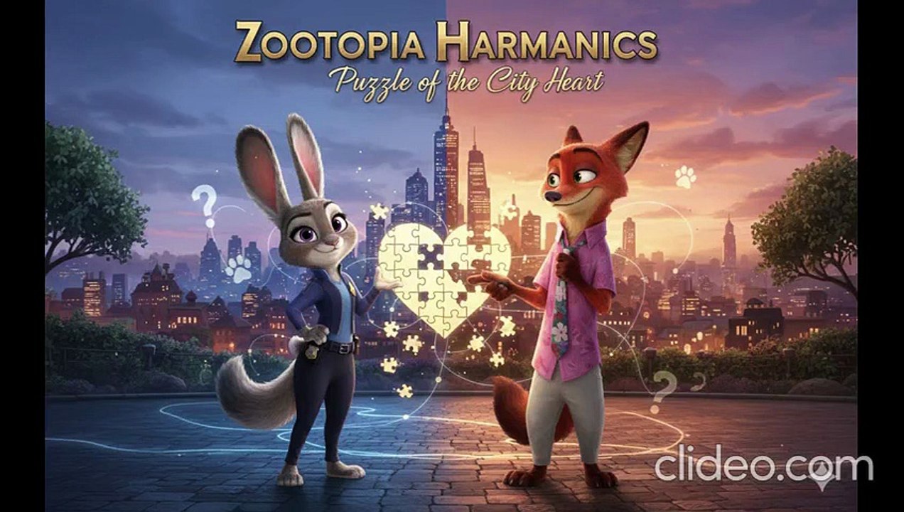 Zootopia 2 Judy & Nick Love  Puzzle of the Heart