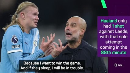 'I want to shout at them all the time' - Guardiola on Haaland exchange